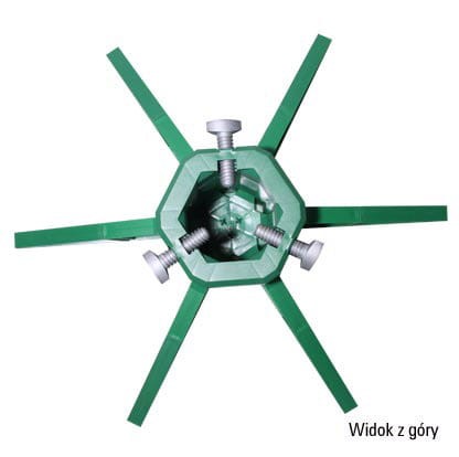 stojak c hoinka duży EKO 25W gwiazda platikowy mocny z tworzywa bost sklep internetowy szybka wysyłka dostawa Polska widok od góry Kwiateo.jpg