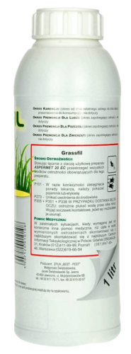 grassfil_nośnik utrwalacz_do_aspermet_na_komary_kleszcze_muchy_cena_sklep kwiateo oprysk ogrod_online_1L-removebg-preview etykieta tył.png