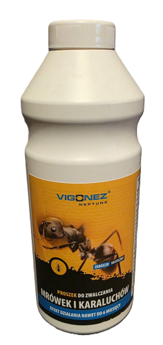 Proszek na MRÓWKI KARALUCHY PRUSAKI i OSY dachowe na poddaszu 500g skuteczny mocny Vigonez długodziałający efekt do 6 miesięcy