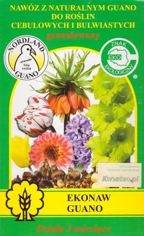 Guano CEBULOWE i BULWIASTE nawóz 1kg do roślin cebulowych bulwiastych naturalny ekologiczny