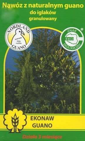Guano IGLAK nawóz 1kg do iglaków Thuja Świerk Jałowiec ekologiczny przeciw brunatnieniu igieł