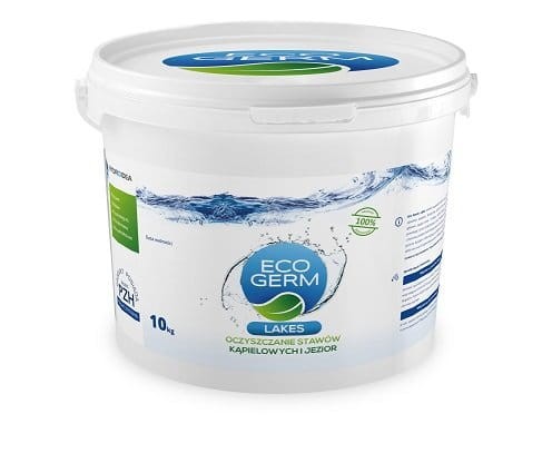 ECOGERM LAKES - OCZYSZCZANIE JEZIORA stawu kąpielowego 10kg na 2000m3 wody STAW jezioro zbiornik zarybiony 2000m2 dna zbiornika wodnego HYDROIDEA