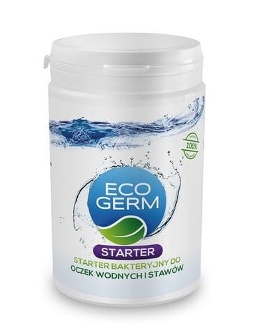 ECOGERM STARTER BAKTERYJNY 1kg na 100m3 OCZKO WODNE, STAW KĄPIELOWY, zbiornik wodny zarybiony HYDROIDEA Hydro Idea