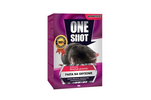 pasta na gryzonie ogrodowe stare opakowanie one shot
