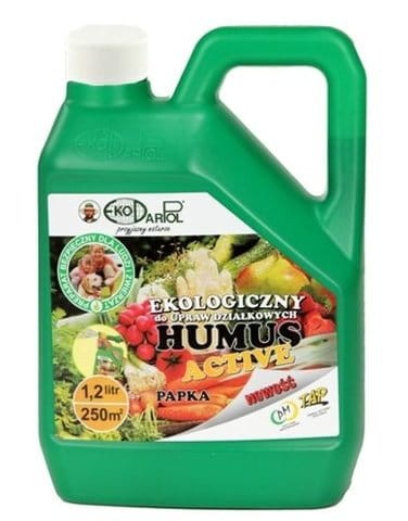 HUMUS Active Papka do UPRAW DZIAŁKOWYCH UZUPEŁNIENIE warzyw owoców 1,2L na 250m2 warzywa do warzyw