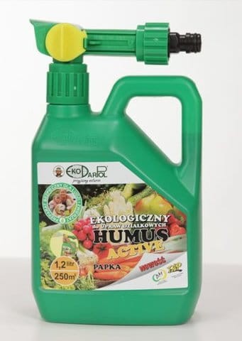 HUMUS Active Papka do UPRAW DZIAŁKOWYCH SPRAY warzyw owoców 1,2L na 250m2